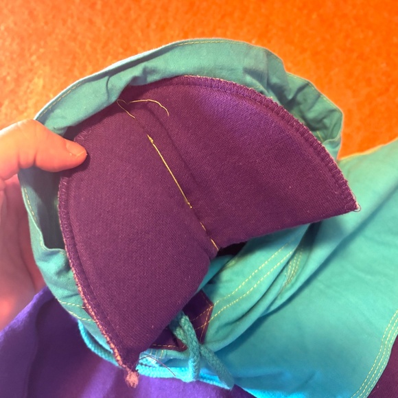 Vintage Beewear Sport neon colours anorak sweatshirt NWT - Picture 10 of 16